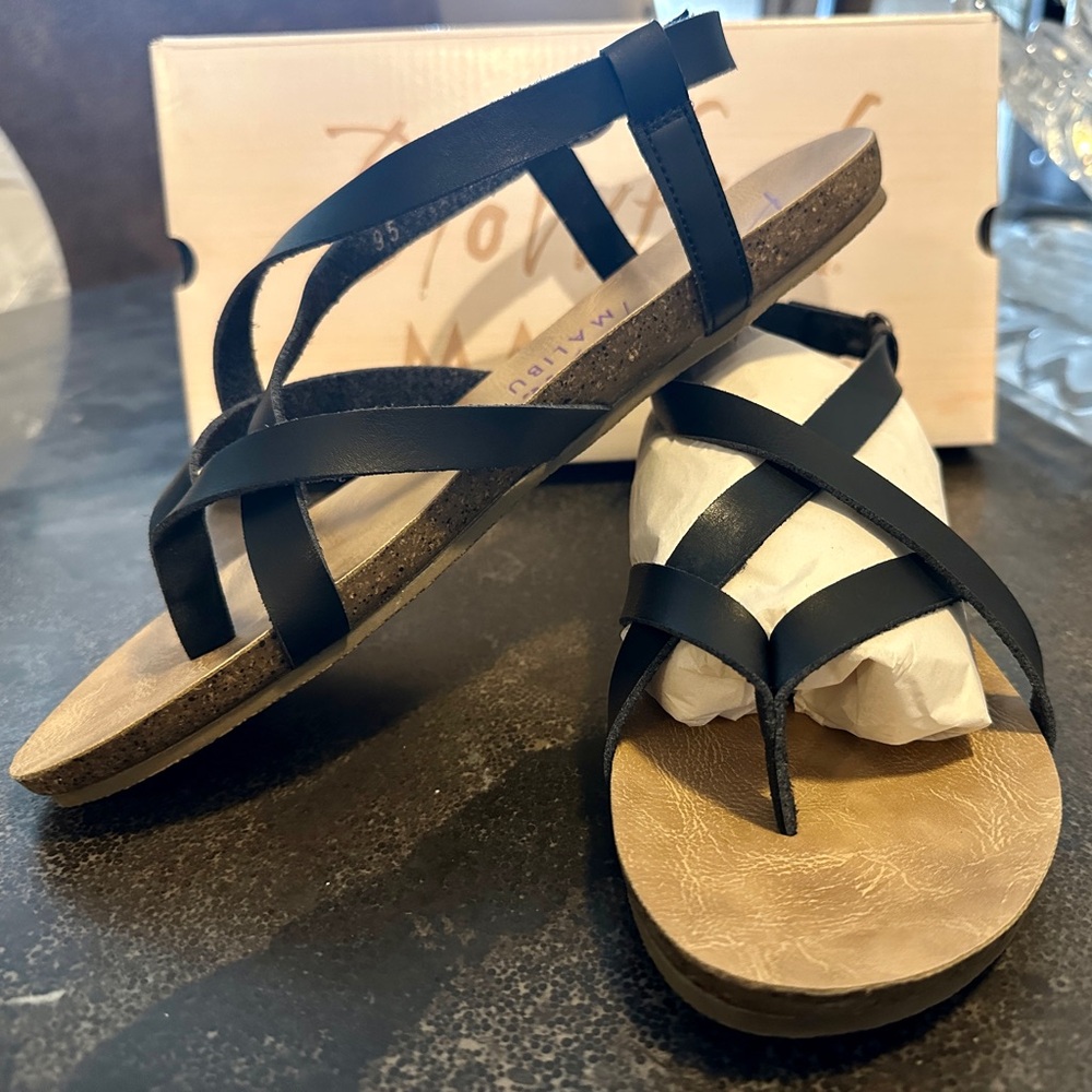Blowfish Sandals 9 1/2 Black